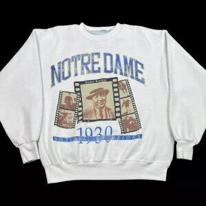 Notre Dame Fighting Irish 1930 Champions Retro Crewneck Sweatshirt